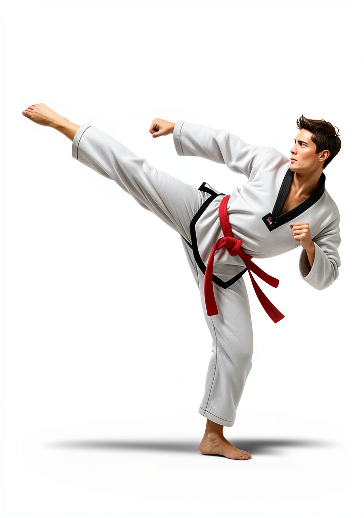 Taekwondo Mastery Path eBook on a tablet screen