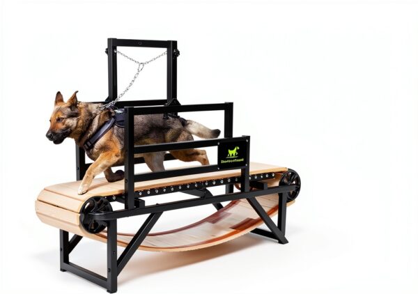BowWowTread Dog Treadmill Wood Non Electric Pet Exercise-4