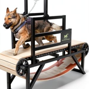 BowWowTread Dog Treadmill Wood Non Electric Pet Exercise-0