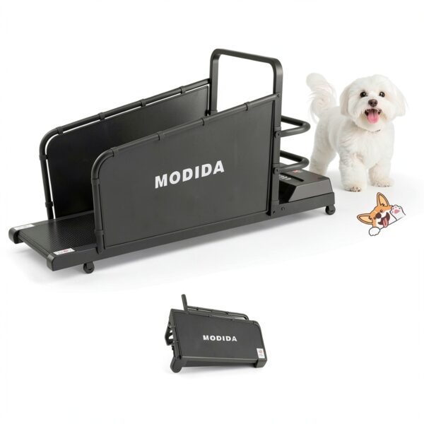 MODIDA Dog Treadmill Adjustable Speed Carbon Steel-4