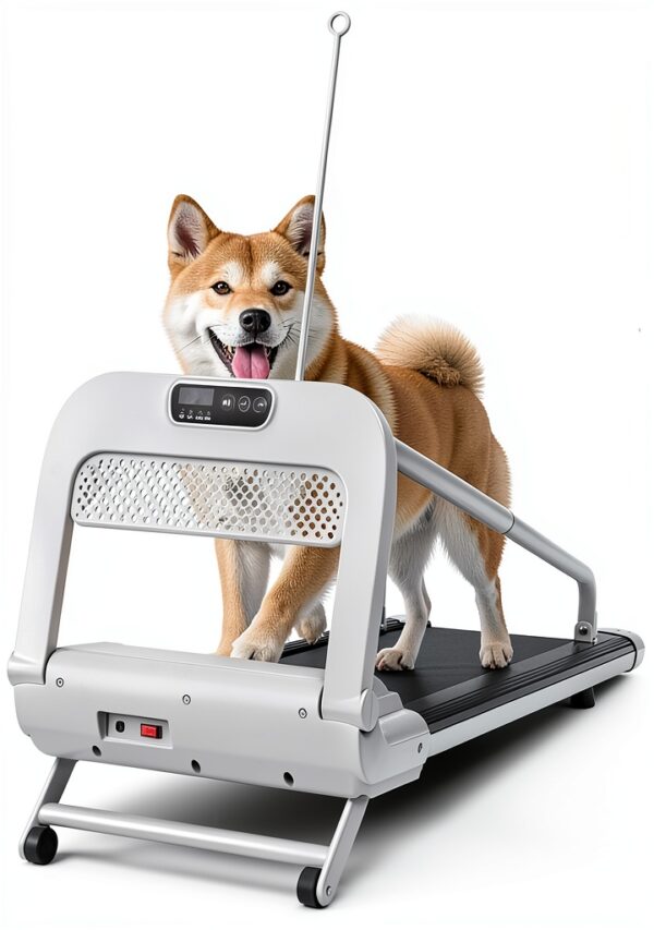 KWOJU Dog Treadmill Foldable Stainless Steel Pet Exercise-0
