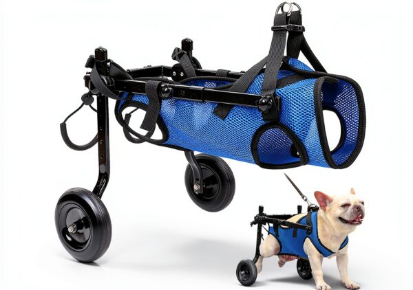 NASOFIR Dog Wheelchair Small Pet Mobility Aid Adjustable-0