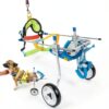 HobeyHove Pet Wheelchair Adjustable Aluminum Dog Stroller-0
