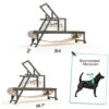 HINXIETIE Dog Treadmill Non-Motorized Weather-Proof Fitness-4