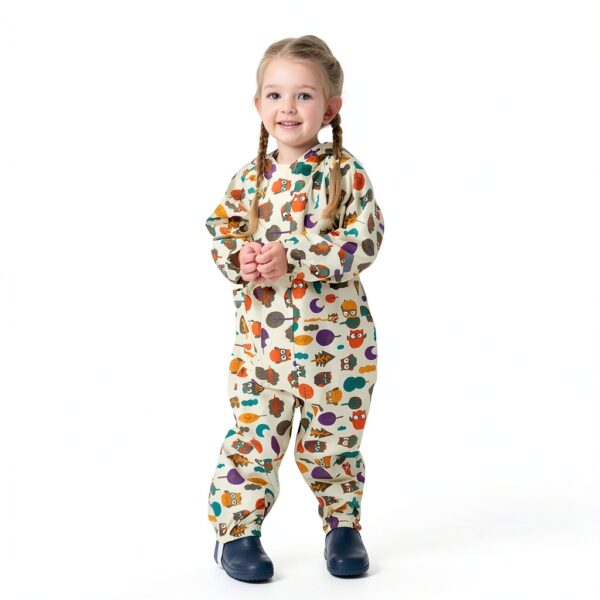 Kids Rain Suit Nylon Reflective Waterproof Children Rainwear-2