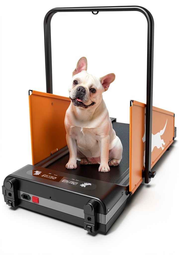 KDSOM Dog Treadmill in use by a medium-sized dog