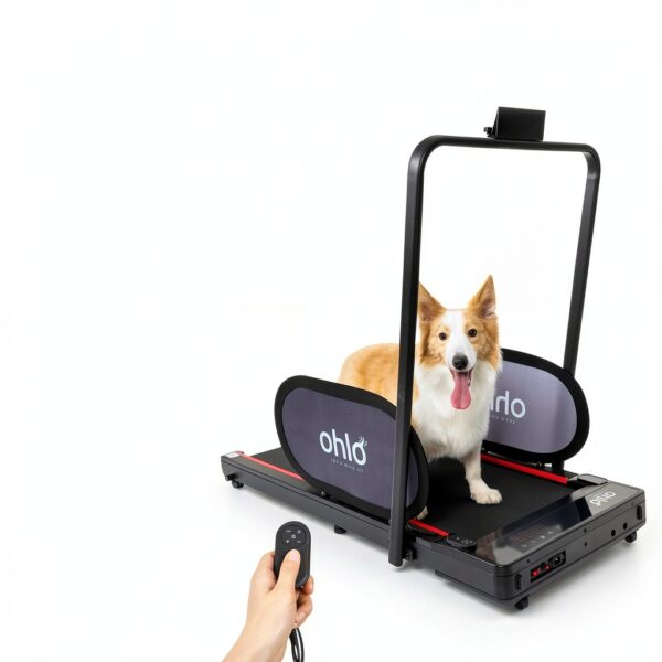 ohlo Dog Treadmill Black Walker Pet Exercise Equipment-3