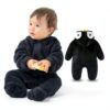 JiAmy Baby Snowsuit Polar Fleece Unisex Winter Outfit-1