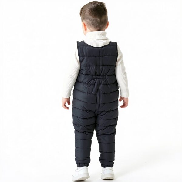 Generic Baby Fleece Snowsuit Winter Warm Jumpsuit Bear Hood-3
