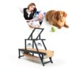 HINXIETIE Dog Treadmill Non-Motorized Weather-Proof Fitness-1