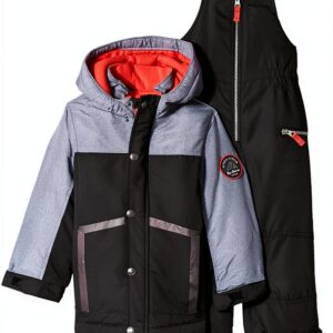 Carters Baby Boys Snow Suit 2 Piece Set Jacket Bib-0