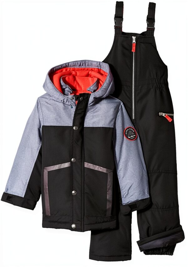 Carters Baby Boys Snow Suit 2 Piece Set Jacket Bib-0