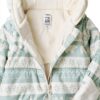 Carters Baby Snowsuit Water Resistant Fleece Lined Hood-2