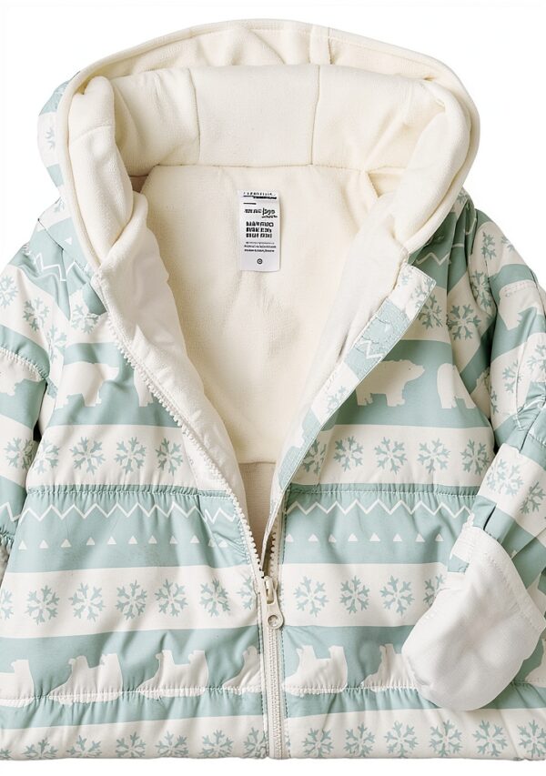 Carters Baby Snowsuit Water Resistant Fleece Lined Hood-2