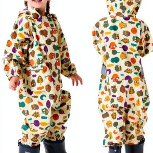 Kids Rain Suit Nylon Reflective Waterproof Children Rainwear-0