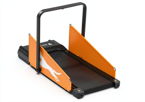 KDSOM Dog Treadmill Foldable Orange Small Medium Pet-5