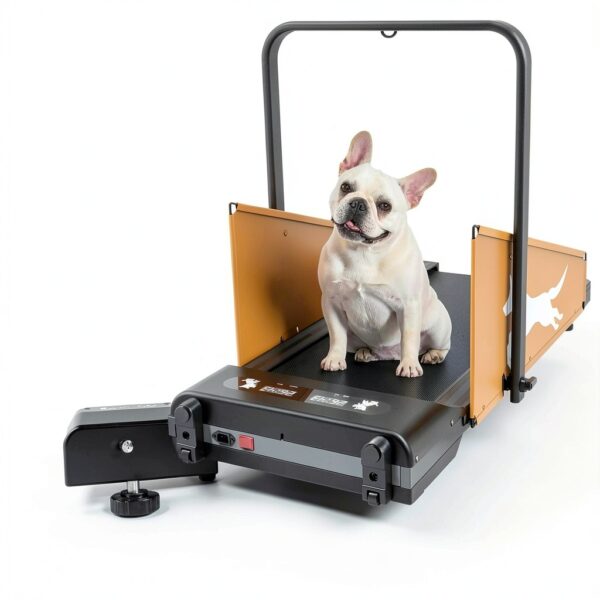 KDSOM Dog Treadmill Foldable Orange Small Medium Pet-6