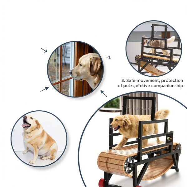 TOYMOMMY Dog Treadmill Non Electric Safe Design Pet Exercise-2