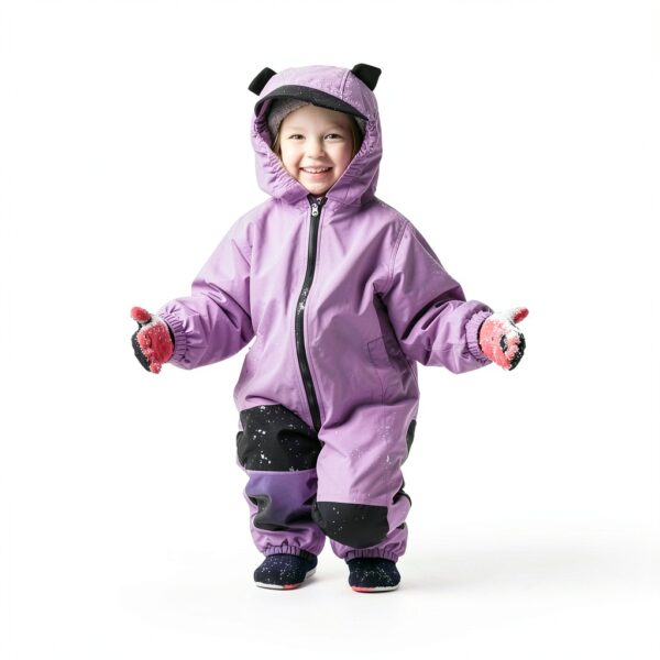 Baby Rain Suit Waterproof Outdoor Play Kids Jacket-4