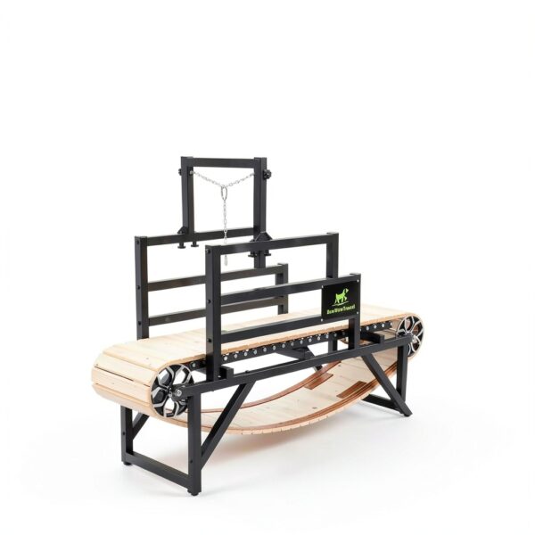 Dog Treadmill BowWowTread Manual Wooden Wheeled Pet Exercise-3