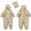Kids Rain Suit Nylon Reflective Waterproof Children Rainwear-4