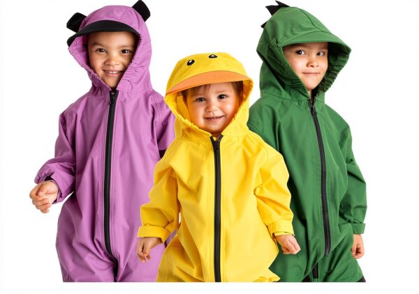 Baby Rain Suit Waterproof Outdoor Play Kids Jacket-2