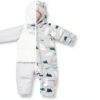 Twinklebelle Baby Snowsuit Waterproof Insulated Sherpa Lined-2