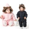 AiWMGL Baby Snowsuit Winter Warm Jumpsuit Soft Fabric-5