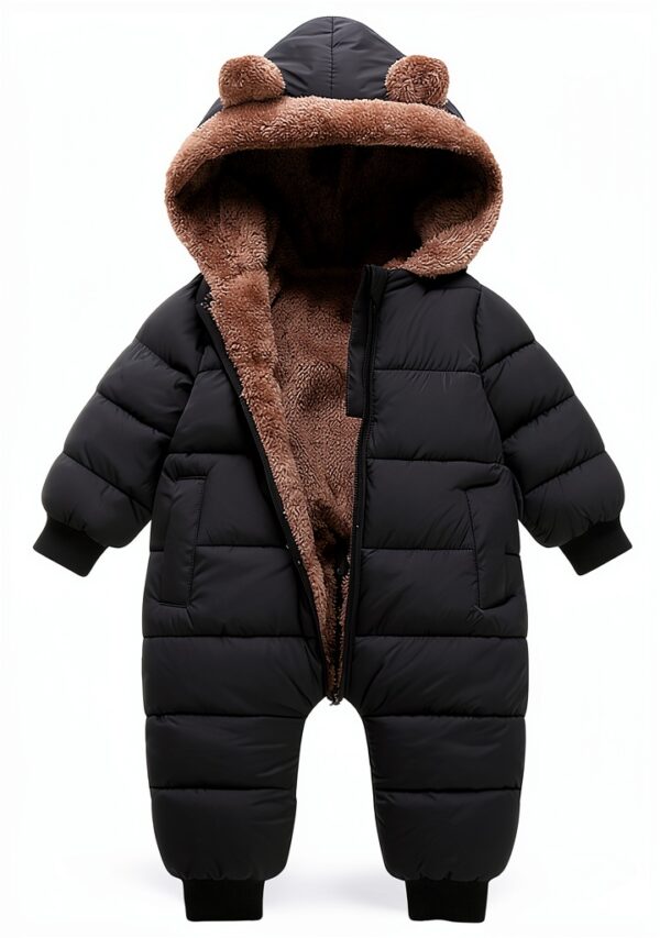 AiWMGL Baby Snowsuit Winter Warm Jumpsuit Soft Fabric-0