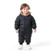 AiWMGL Baby Snowsuit Winter Warm Jumpsuit Soft Fabric-7