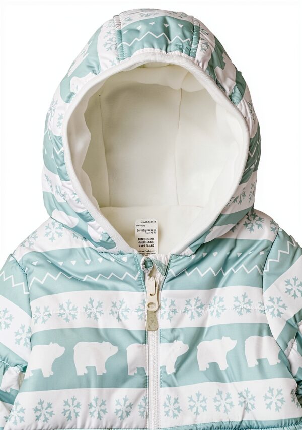 Carters Baby Snowsuit Water Resistant Fleece Lined Hood-1