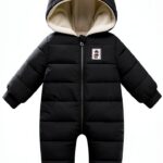 XMWEALTHY Baby Snowsuit Waterproof Windproof Winter Jumpsuit-0