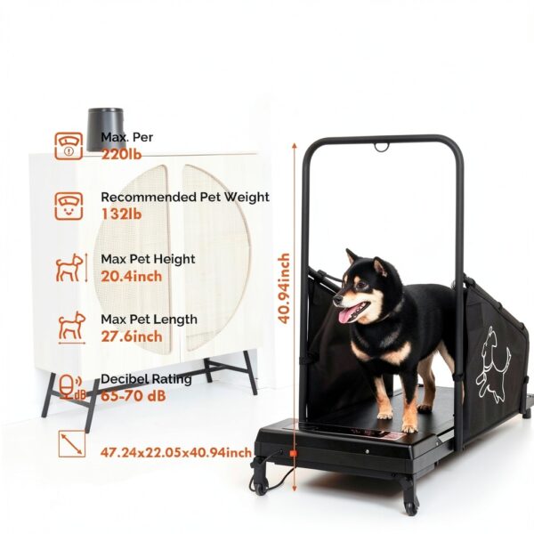 GDFStudio Dog Treadmill Portable Quiet Motor Indoor Training-1