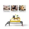 POOAMY Dog Treadmill Large Dogs Carbon Steel Adjustable-5