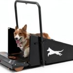 BeSokar Dog Treadmill Black Blue Manual Incline Bluetooth-0