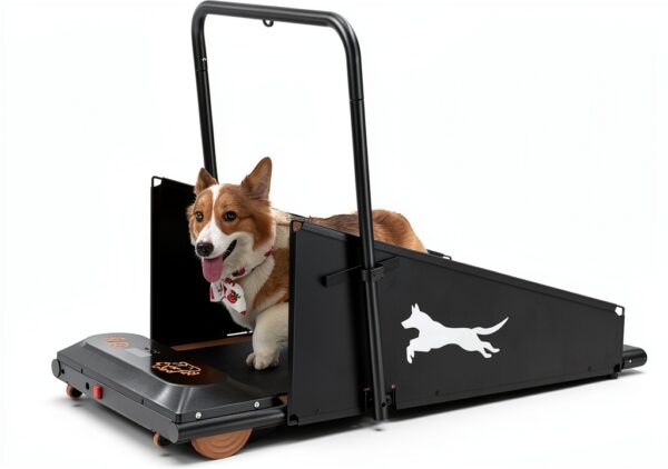 BeSokar Dog Treadmill Black Blue Manual Incline Bluetooth-0
