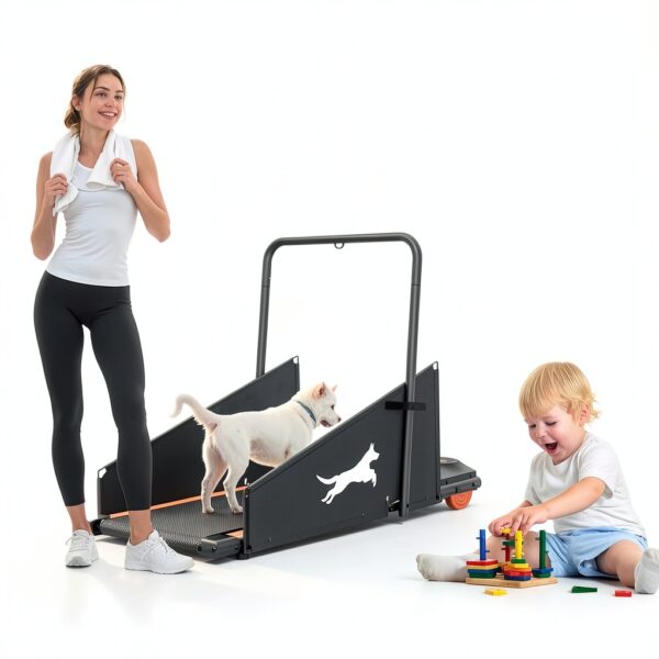 KWOJU Dog Treadmill Compact Design Stainless Steel Pet-8