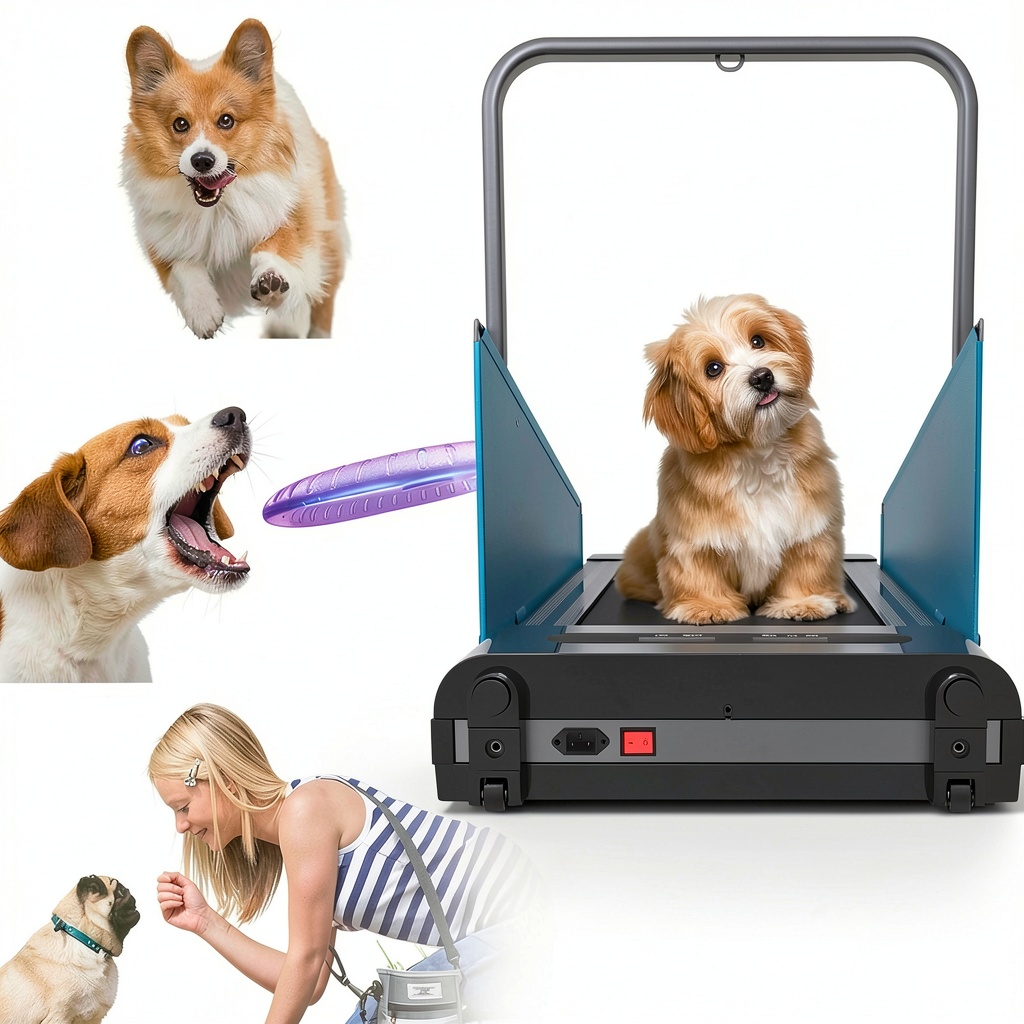 Fulvari Dog Treadmill in a home setting with a dog exercising