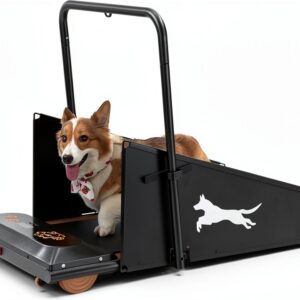 Beuiosda Dog Treadmill Foldable Stainless Steel Pet Exercise-0