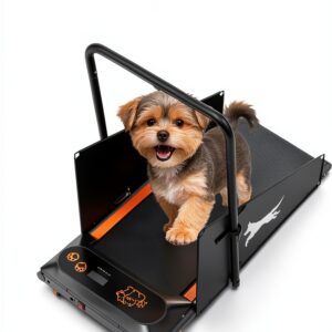 Ternewby Dog Treadmill Black Compact Design Adjustable Speed-0