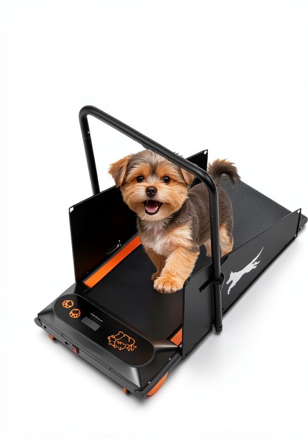 Ternewby Dog Treadmill Black Compact Design Adjustable Speed-0
