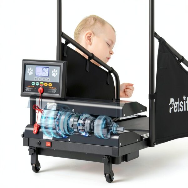 PETSITE Dog Treadmill Adjustable Height Portable Indoor-2