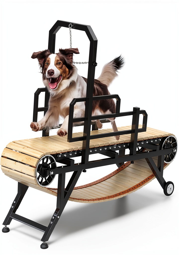 Holymuss Dog Treadmill in use by a medium-sized dog