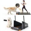 Beuiosda Dog Treadmill Foldable Stainless Steel Pet Exercise-5
