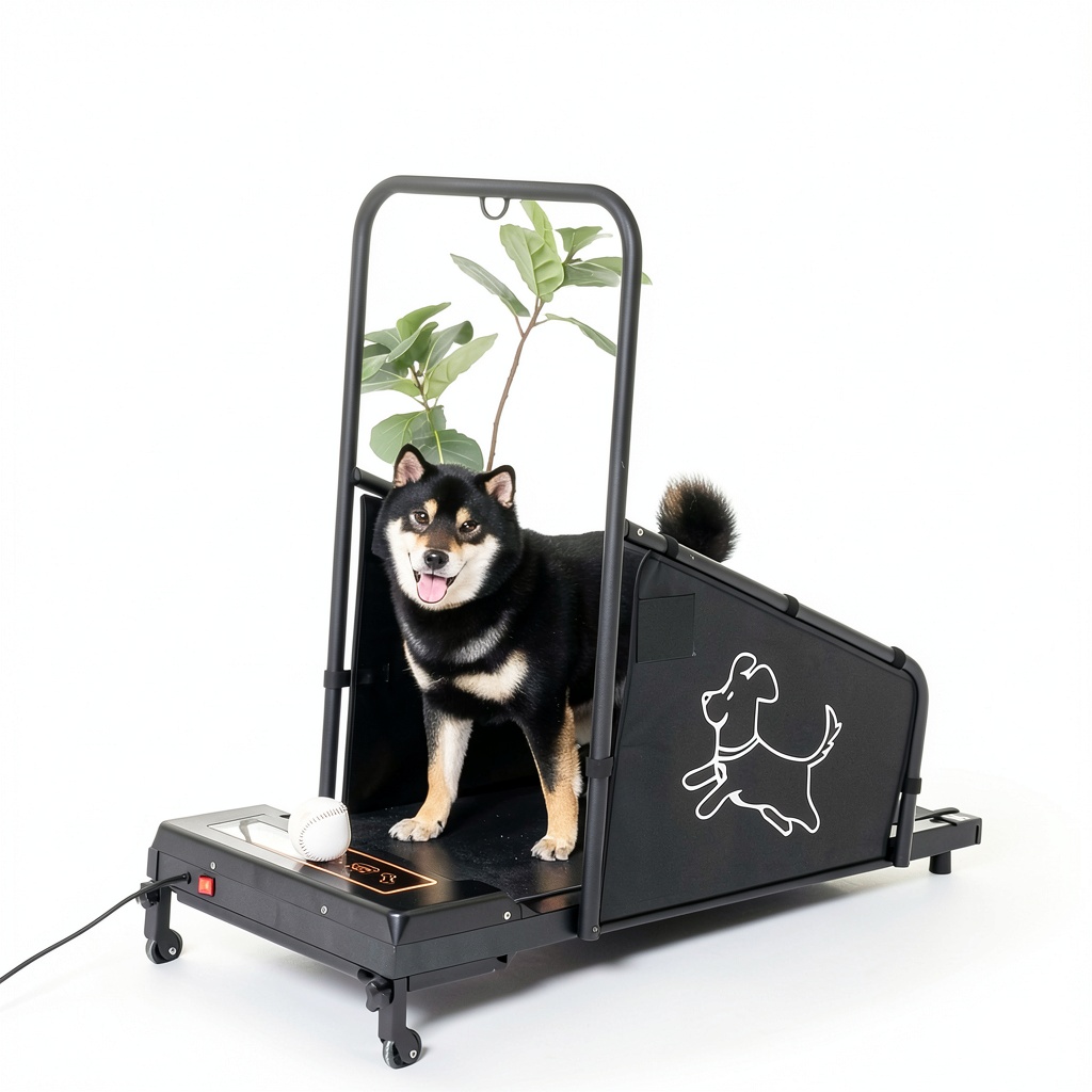 GDFStudio dog treadmill in a home setting with a dog using it