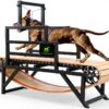 BowWowTread Dog Treadmill Wood Manual Exercise Pet Fitness-0