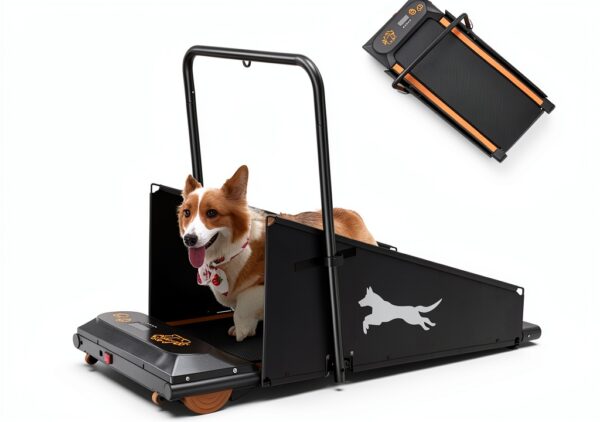 KWOJU Dog Treadmill Compact Design Stainless Steel Pet-0