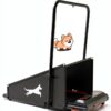 BeSokar Dog Treadmill Black Blue Manual Incline Bluetooth-5