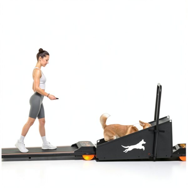Ternewby Dog Treadmill Black Compact Design Adjustable Speed-5