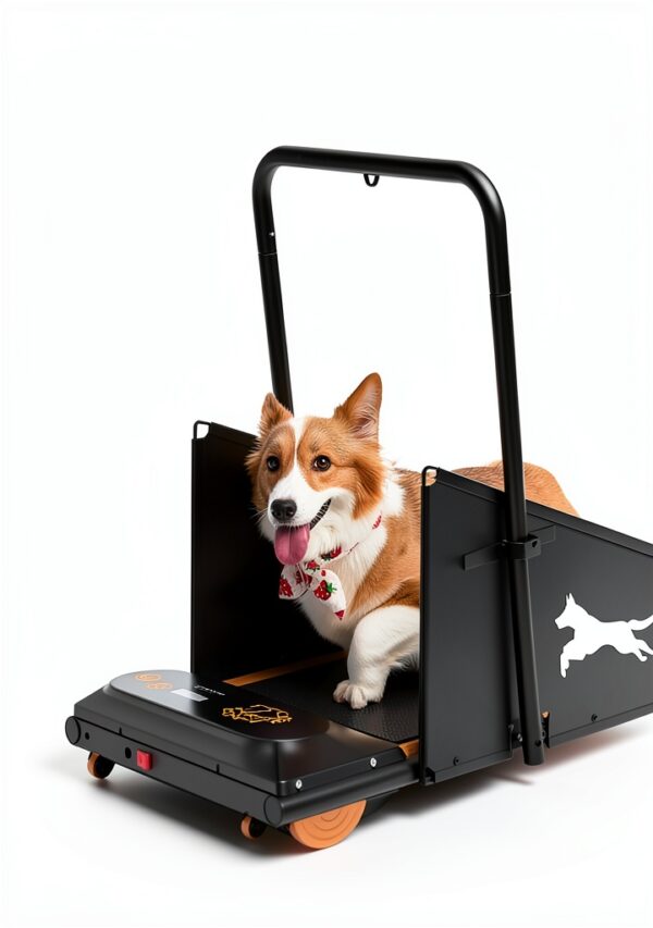 Beuiosda Dog Treadmill Foldable Stainless Steel Pet Exercise-1